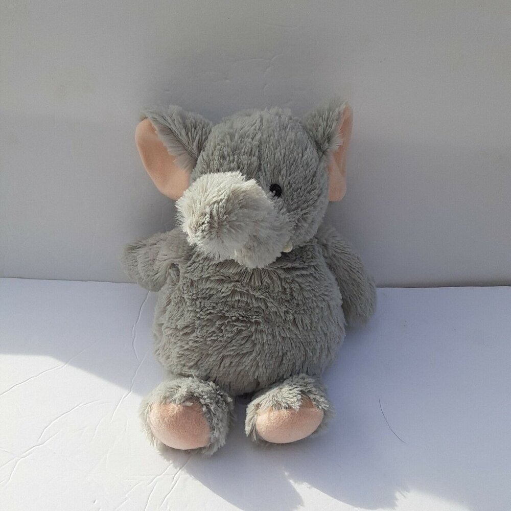 Warmies Intelex Gray Elephant Plush Microwaveable Hot Cold 12"